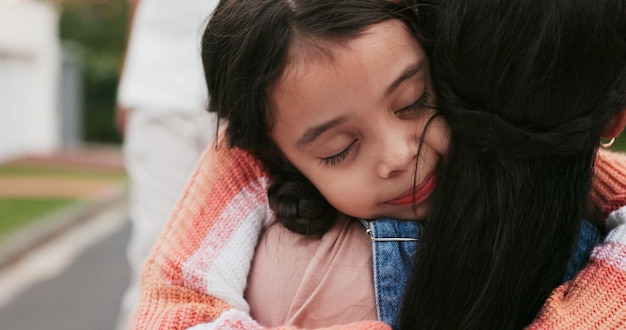 Child being comforted